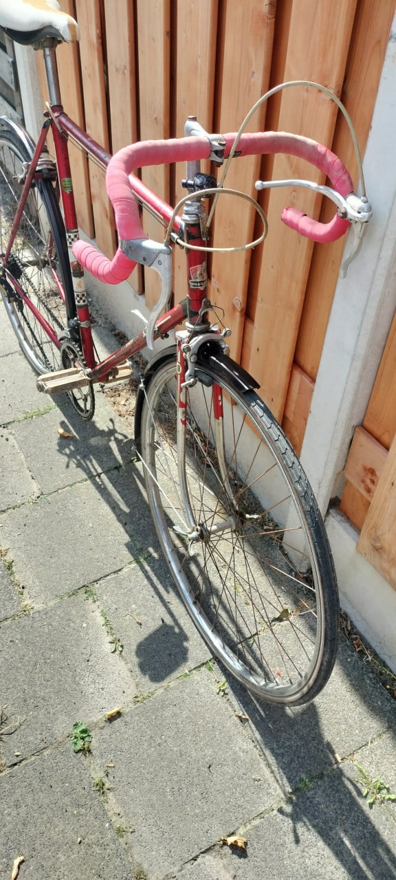 4 wielrenfietsen racefiets Retro Vintage