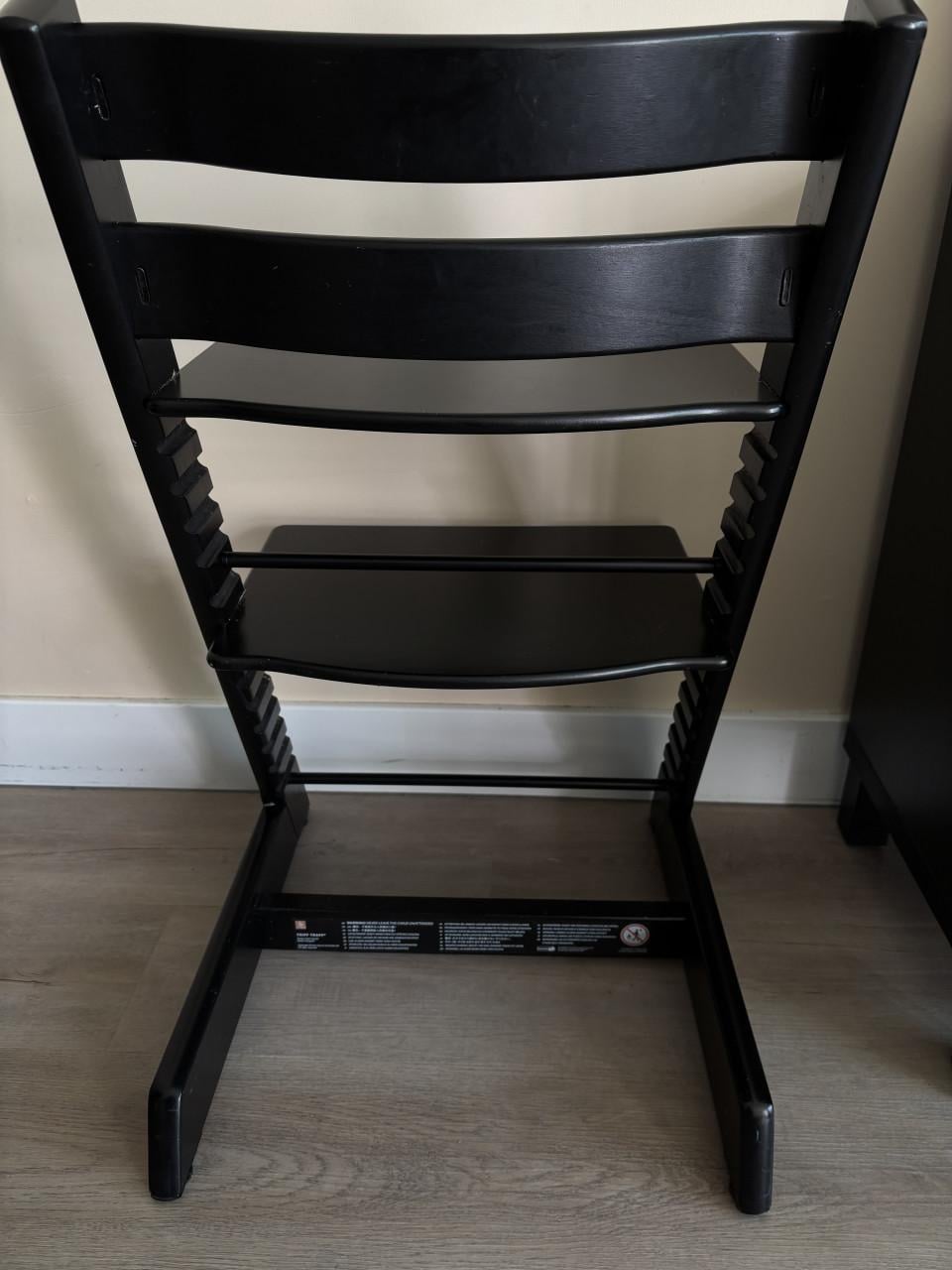 Stokke Tripp Trapp stoel zwart
