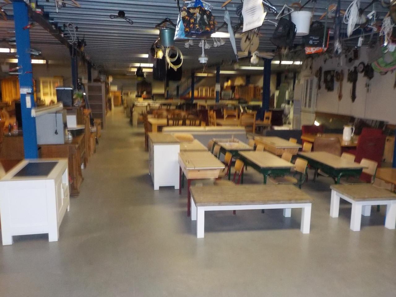 Leren bank in goede staat