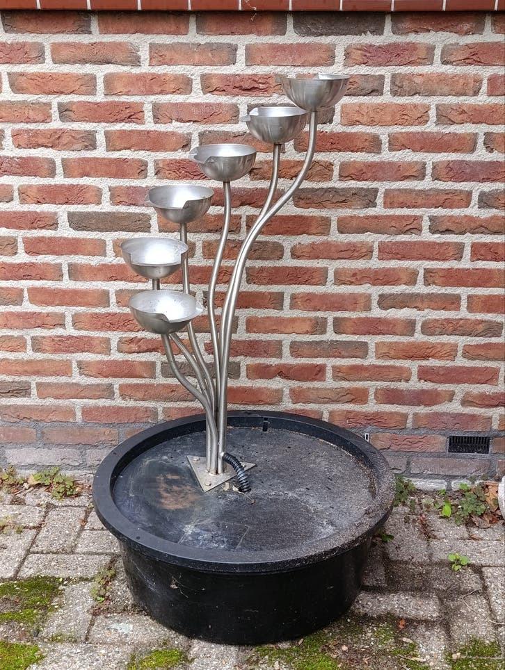 Waterornament - cascadefontein - kelkfontein met 6 schalen
