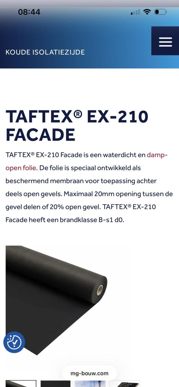 Taftex folie