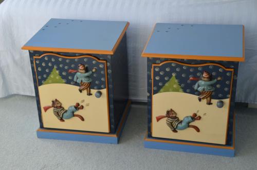 Nachtkastjes, hartstikke mooi en heel bijzonder!