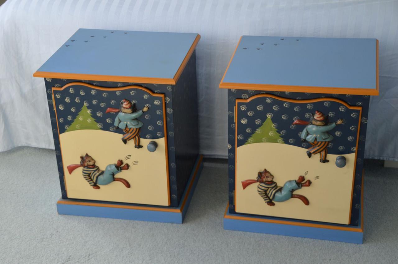 Nachtkastjes, hartstikke mooi en heel bijzonder!