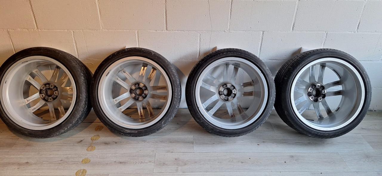 Originele Audi A6 S6 C7 20'' velgen + 7mm banden 4G9601025N