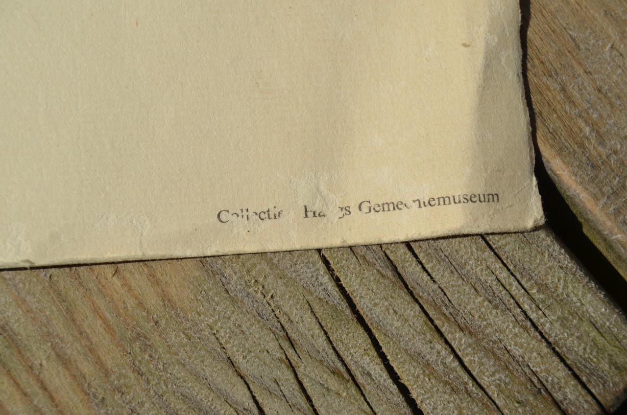 Grote dressoirprent Den Haag 105 x 55 cm