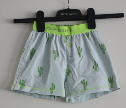 Boxer met cactus print maat 104