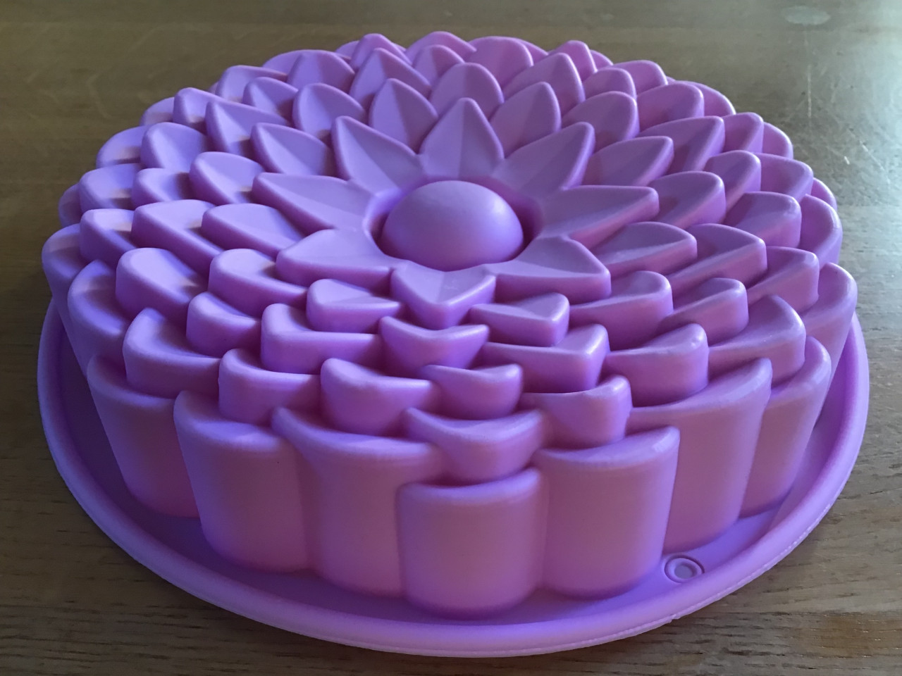 3D siliconen mal cakevorm taartvorm bakvorm bloem - 22 cm - 1 liter - NIEUW