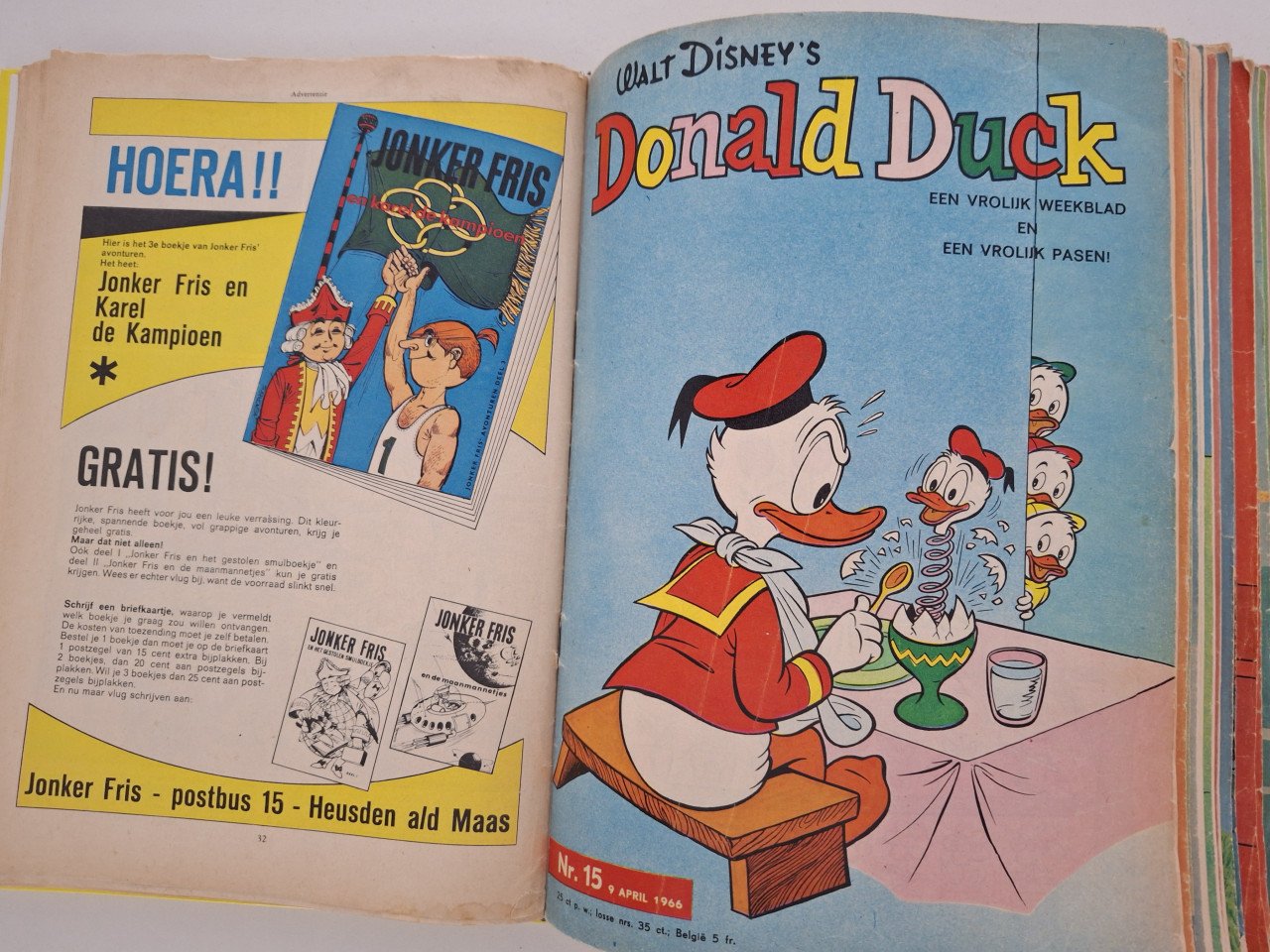 26 x Donald Duck uit 1966 in verzamelmap