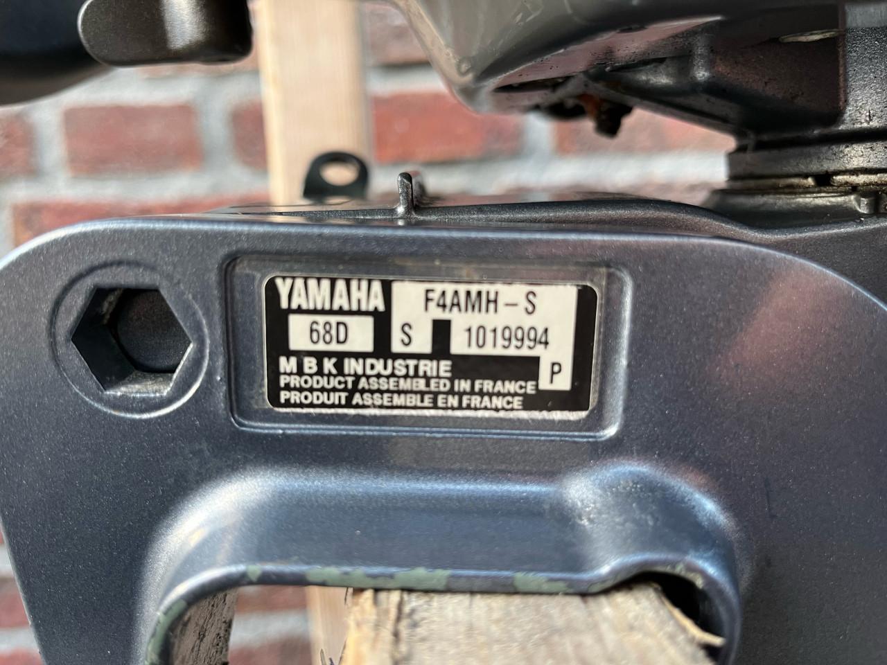 Yamaha 4pk 4-takt buitenboordmotor