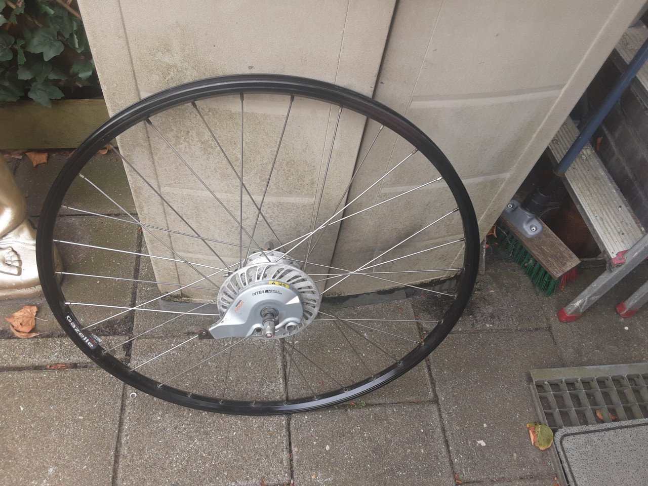 Gazelle 28 inch nexus achterwiel, 7 speed,rollerbrake rem