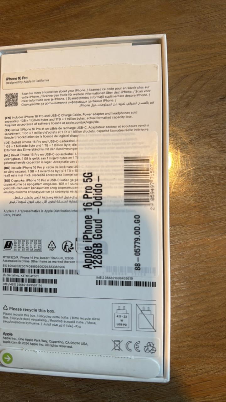 Iphone 16 Pro 128 GB