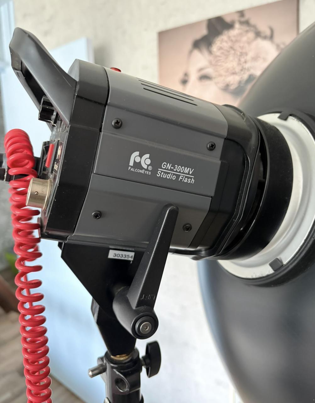 Studioflitser met Beauty Dish