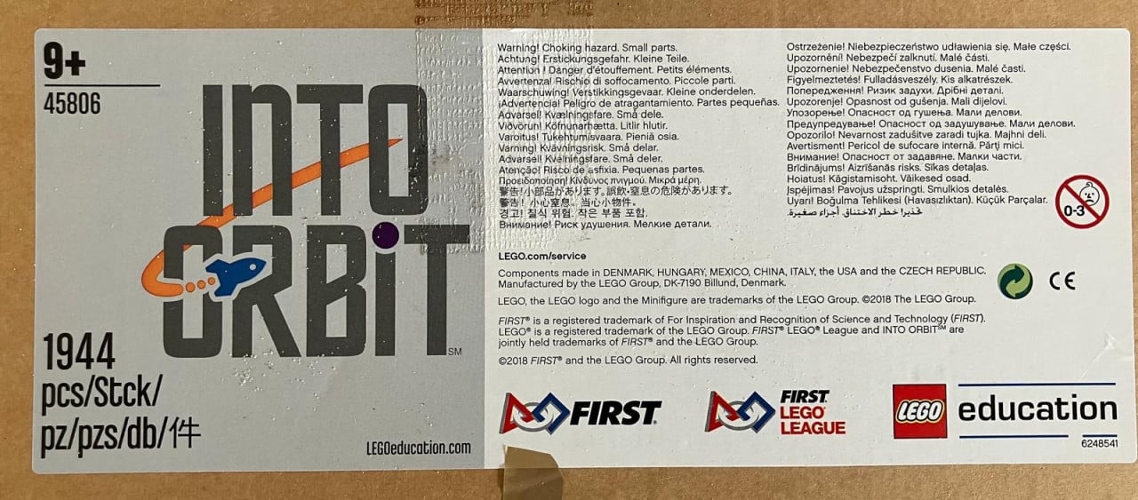 FIRST LEGO League mat compleet