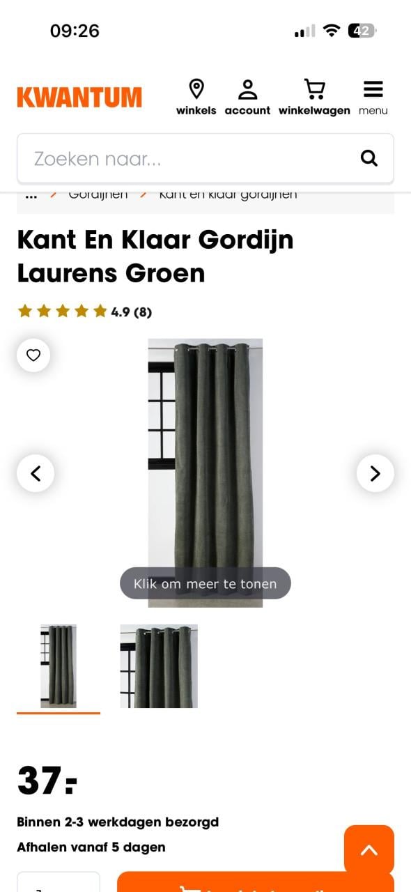 Gorijnen NIEUW! grijsgroen