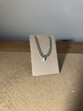 Zilveren armband met slotje