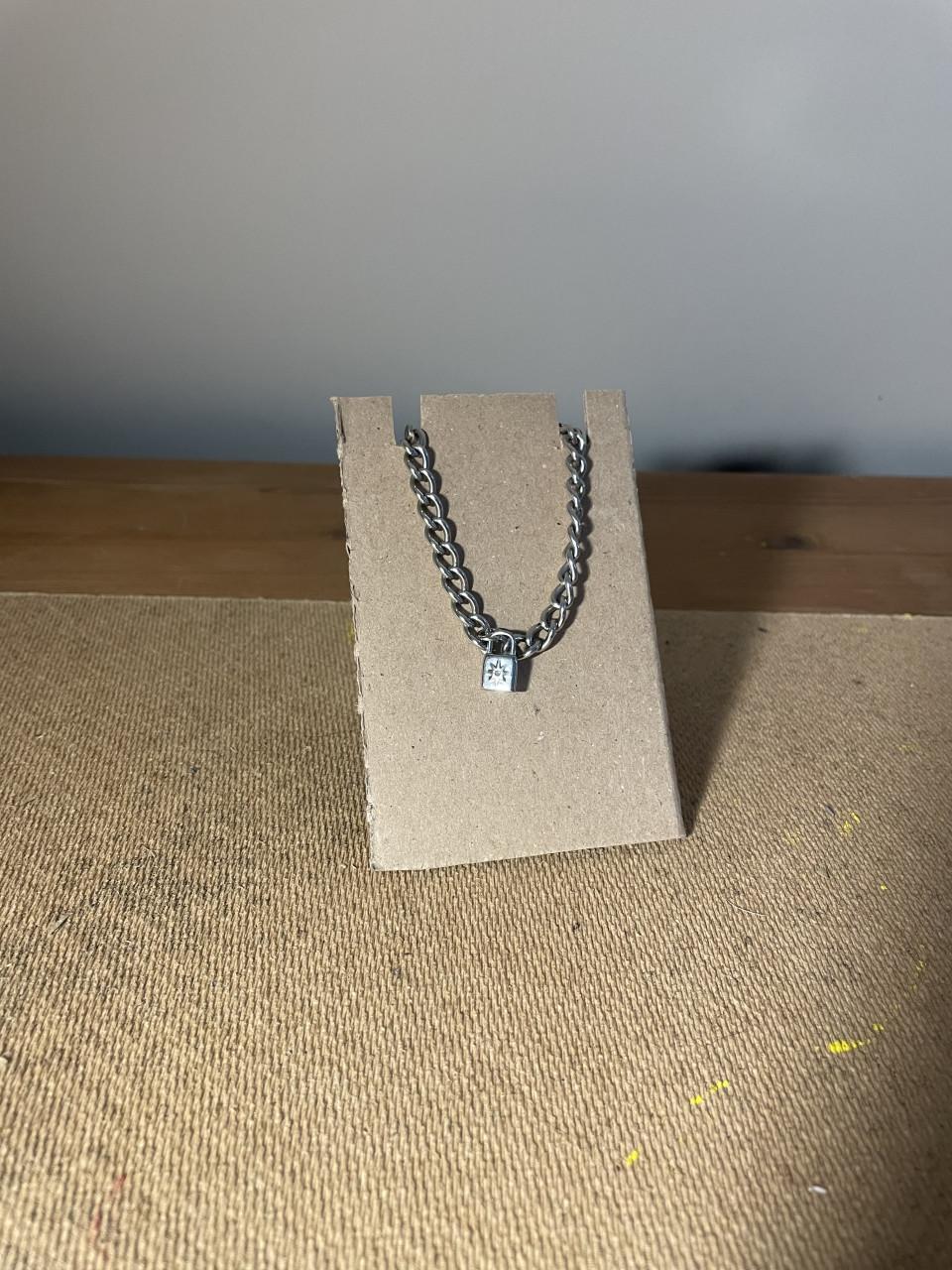 Zilveren armband met slotje