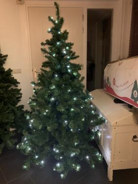 Kunstkerstboom net verlichting 1.85 Intratuin