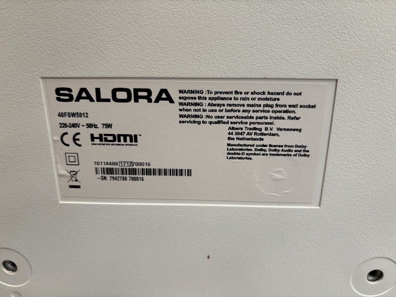 Salora smart tv