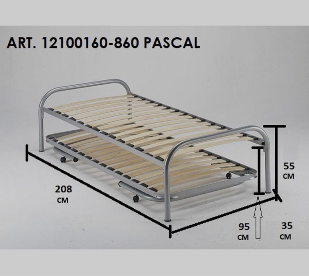 Bed Pascal (incl. onderschuifbed)