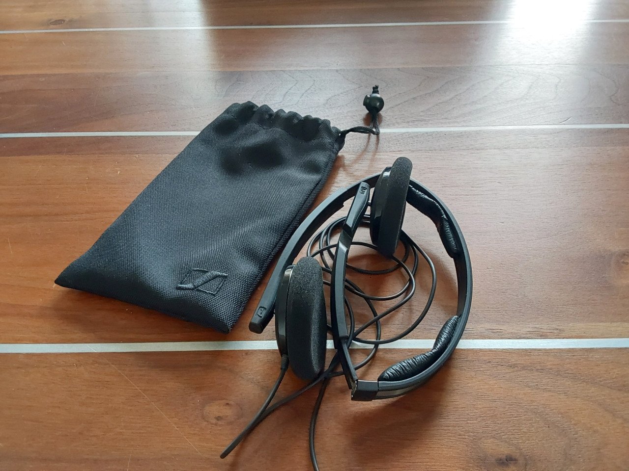Koptelefoon sennheiser, perfect op reis
