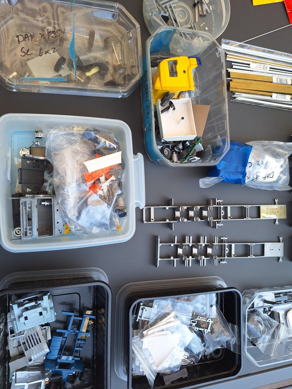 Modelbouw onderdelen 1:50 (grote partij)