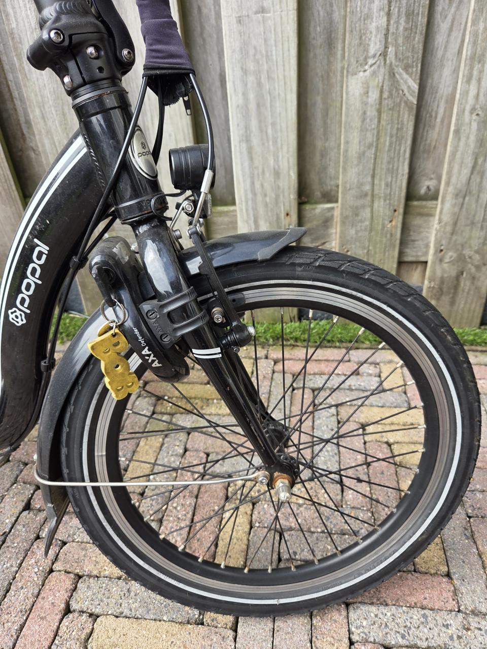Elektrische vouwfiets met 21 inch wielen