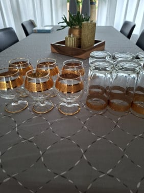 Glas servies.
