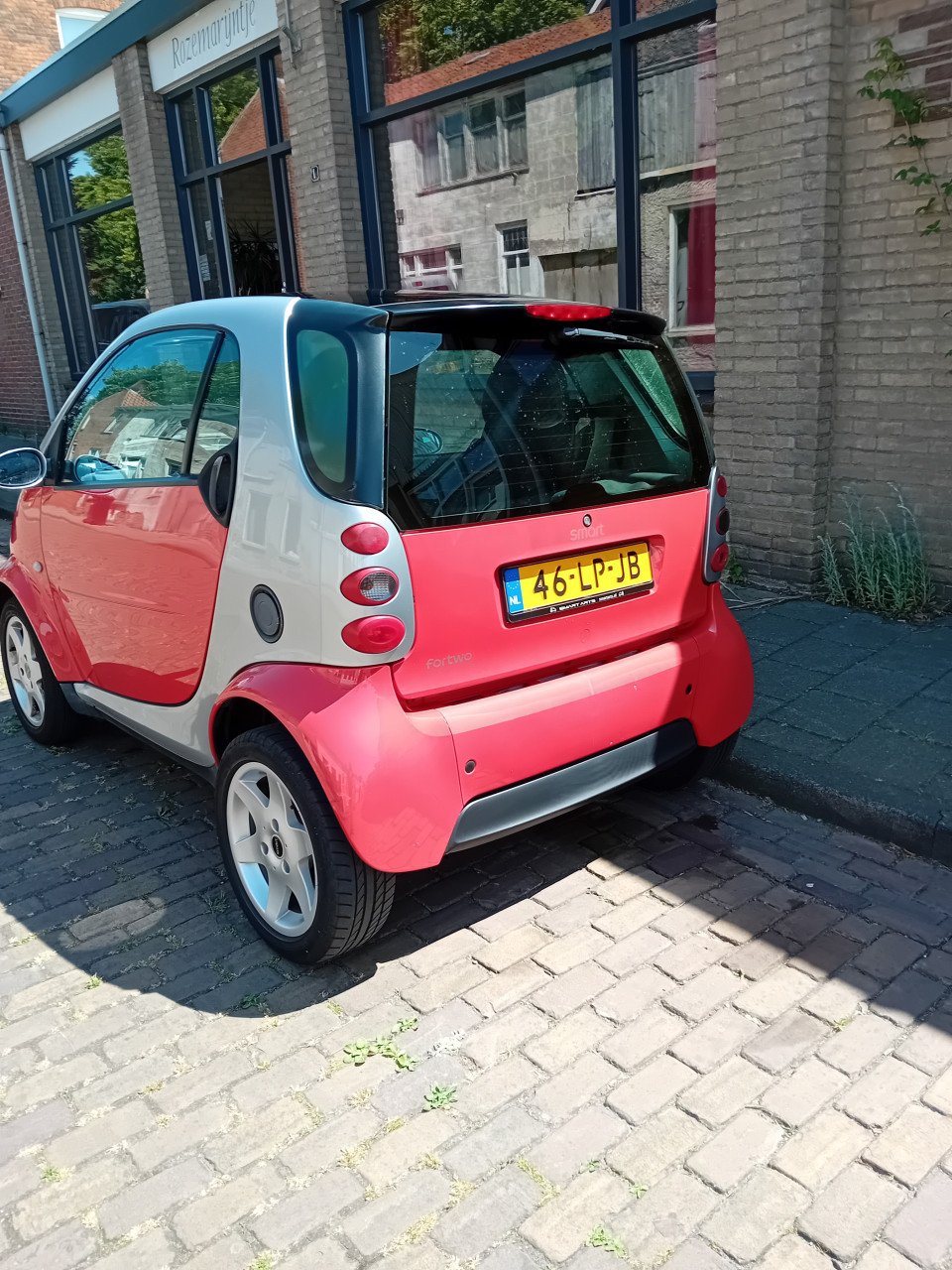 Smart 0.7 City Coupe 2003 rood met panorama dak