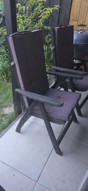 Houten tuinstoelen