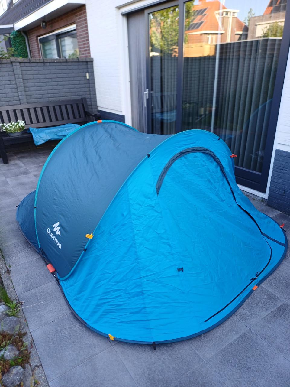 Quechua opgooi tent 3 personen