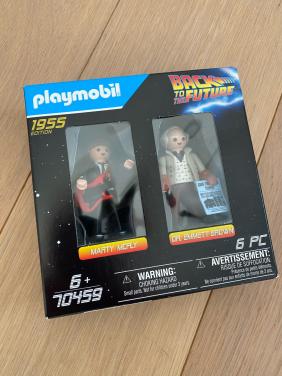 Playmobil back to the future Marty & Emmett Doc Brown