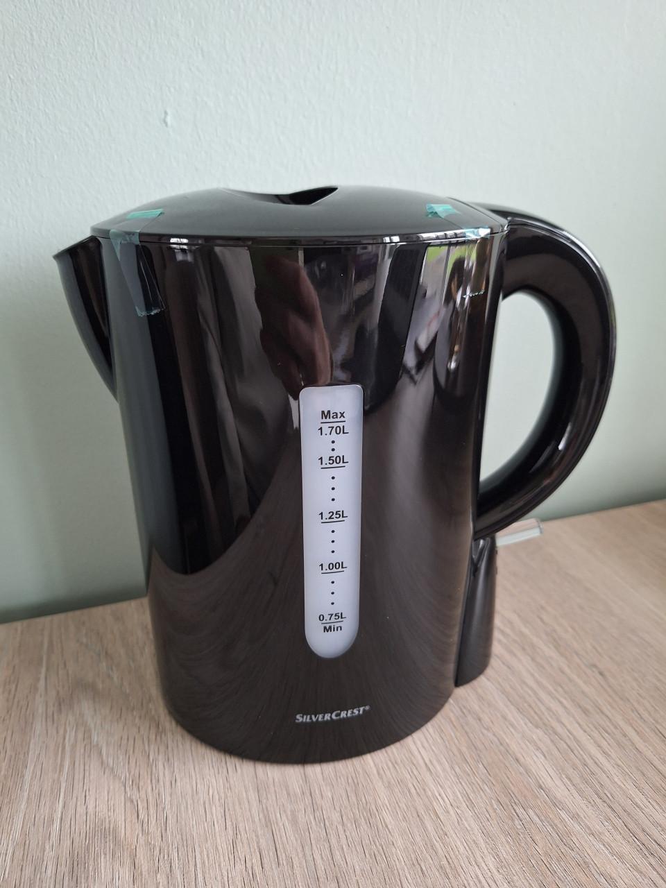 NIEUWE waterkoker SilverCrest zwart