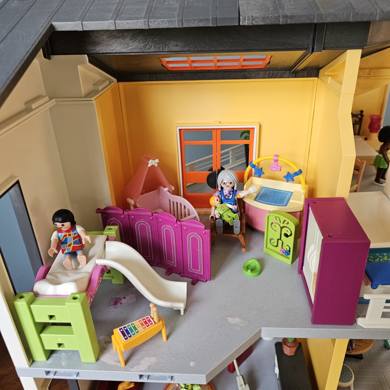 Playmobil poppenhuis konijnenhok cavia's verzorgen