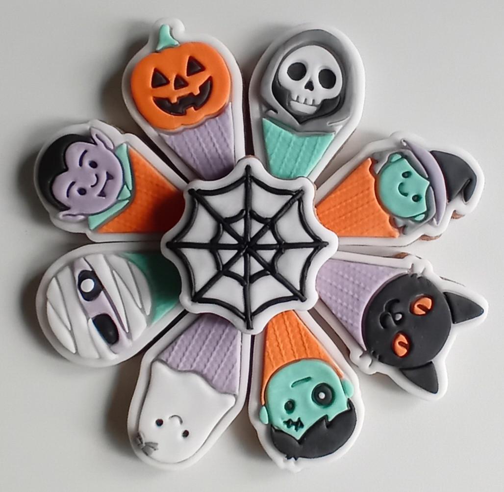 Halloween cookie platter