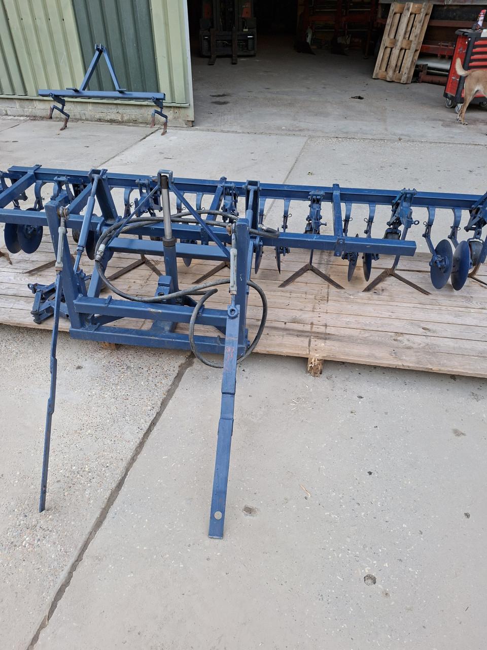 Schoffel machine met schijven