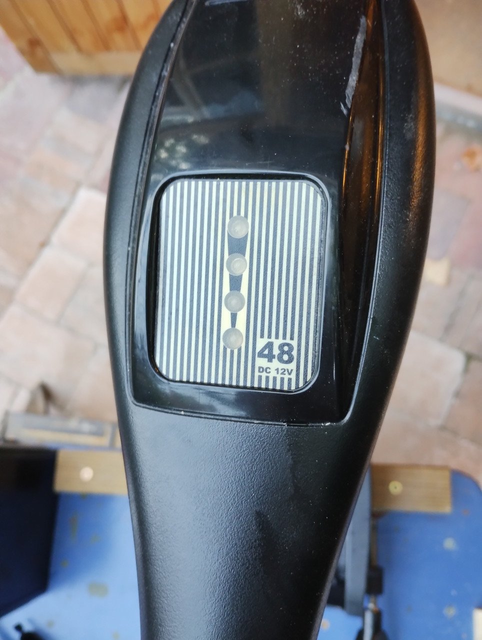 Talamax TM48 fluistermoror met accu en lader