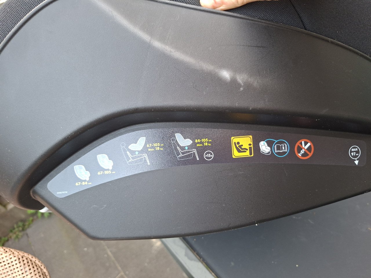 Autostoel + isofix