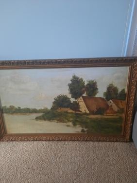 Olieverf landschap