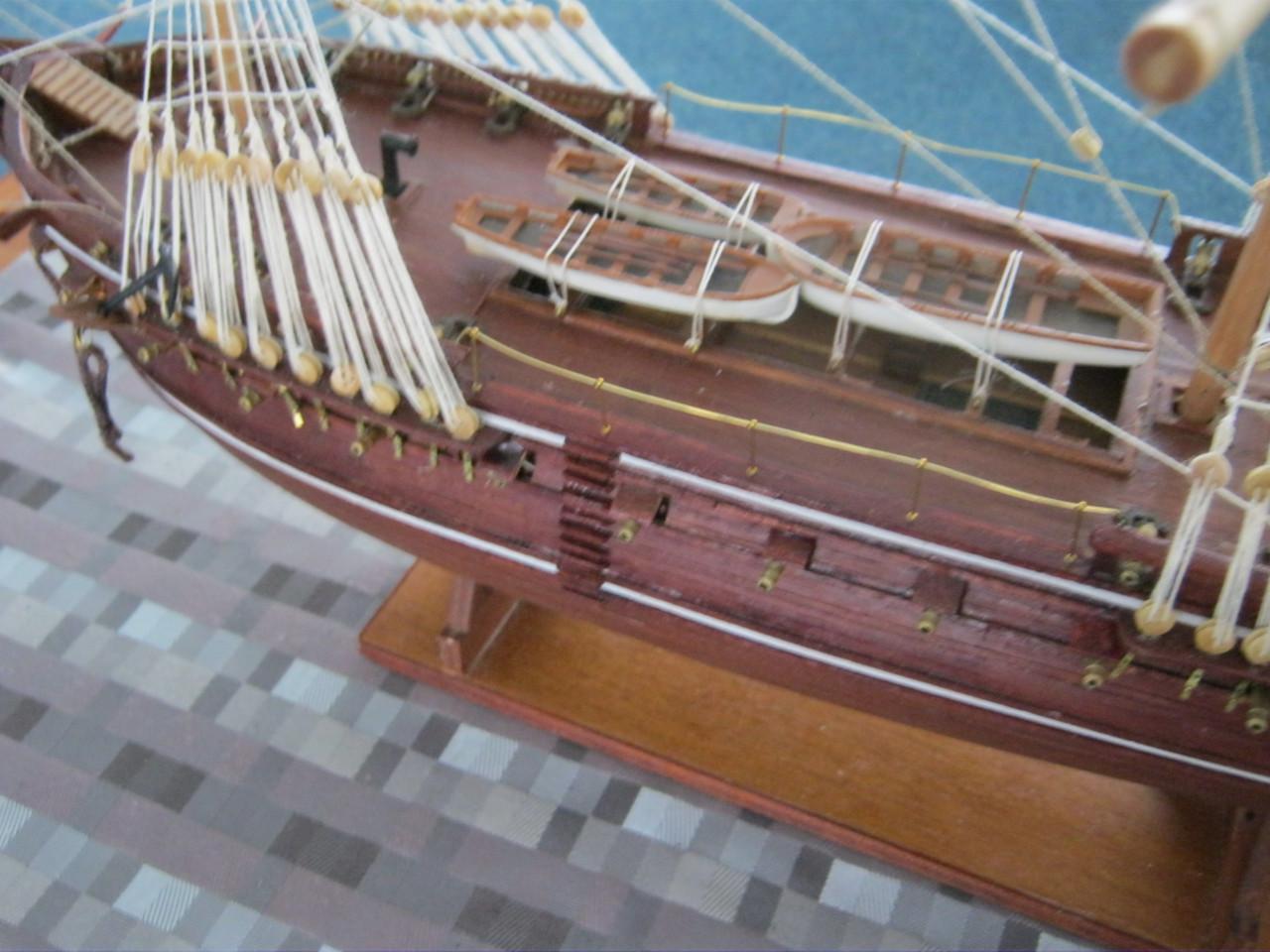 Modelschip Constitution.