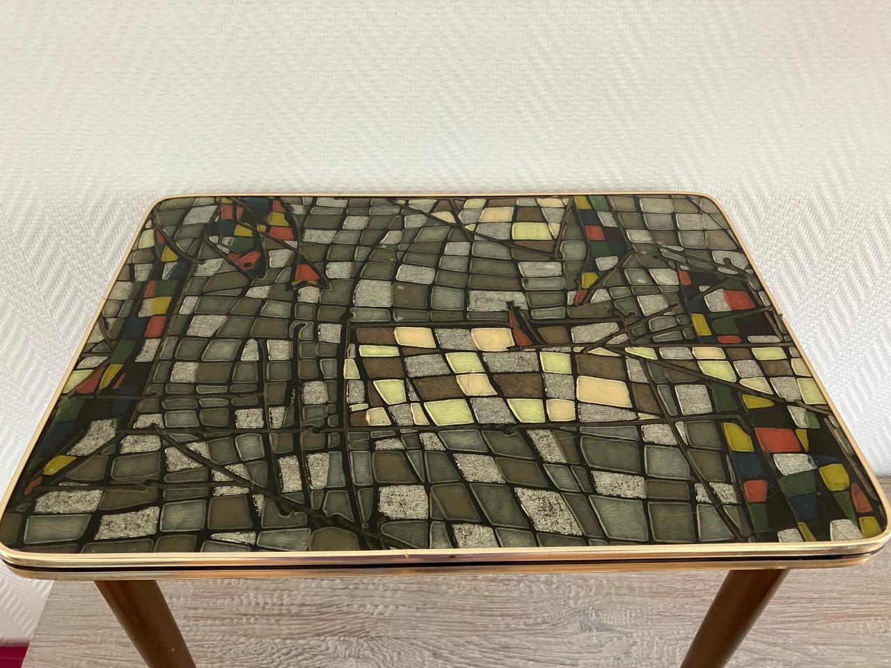 Vintage bijzettafeltje jaren 50 & 60