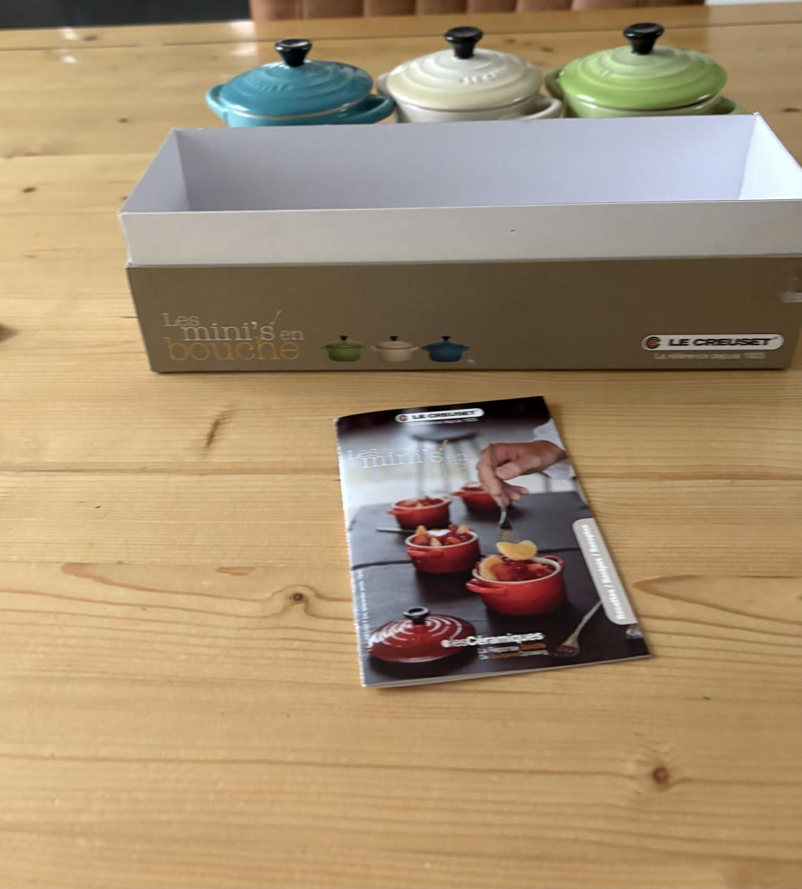 Pannetjes (aardewerk) mini bouche le creuset