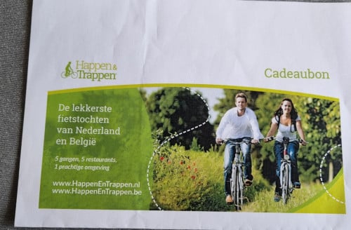 Happen en trappen cadeaubon voor 2 personen