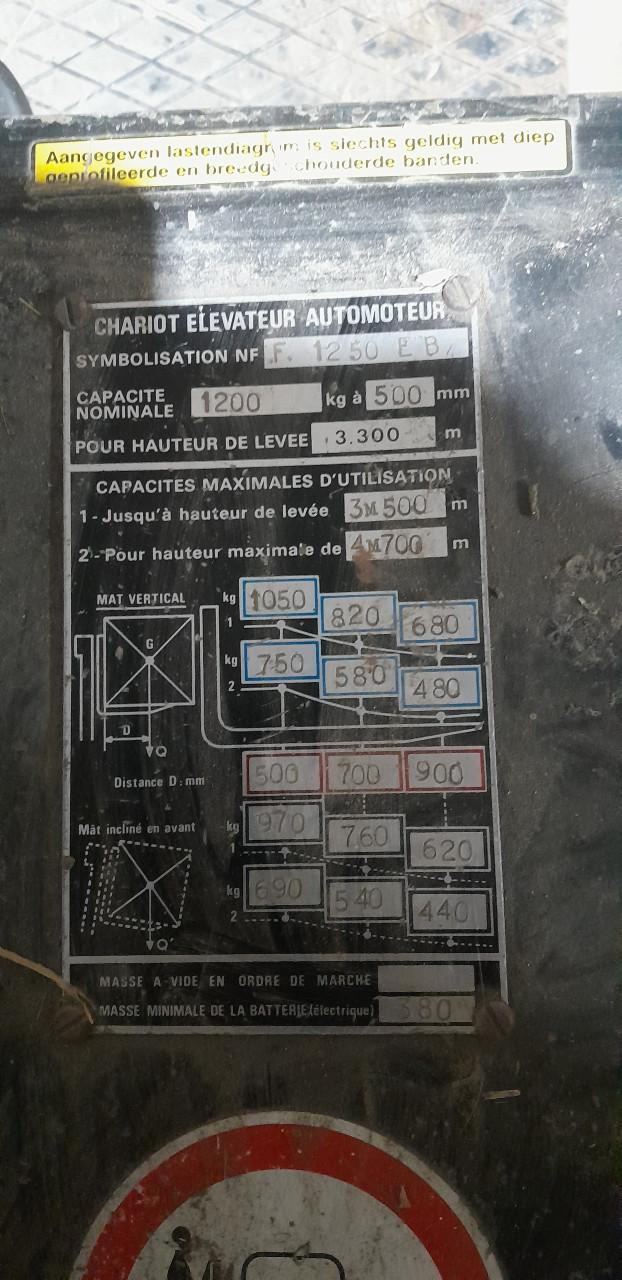 Saxby type LB 12 heftruck
