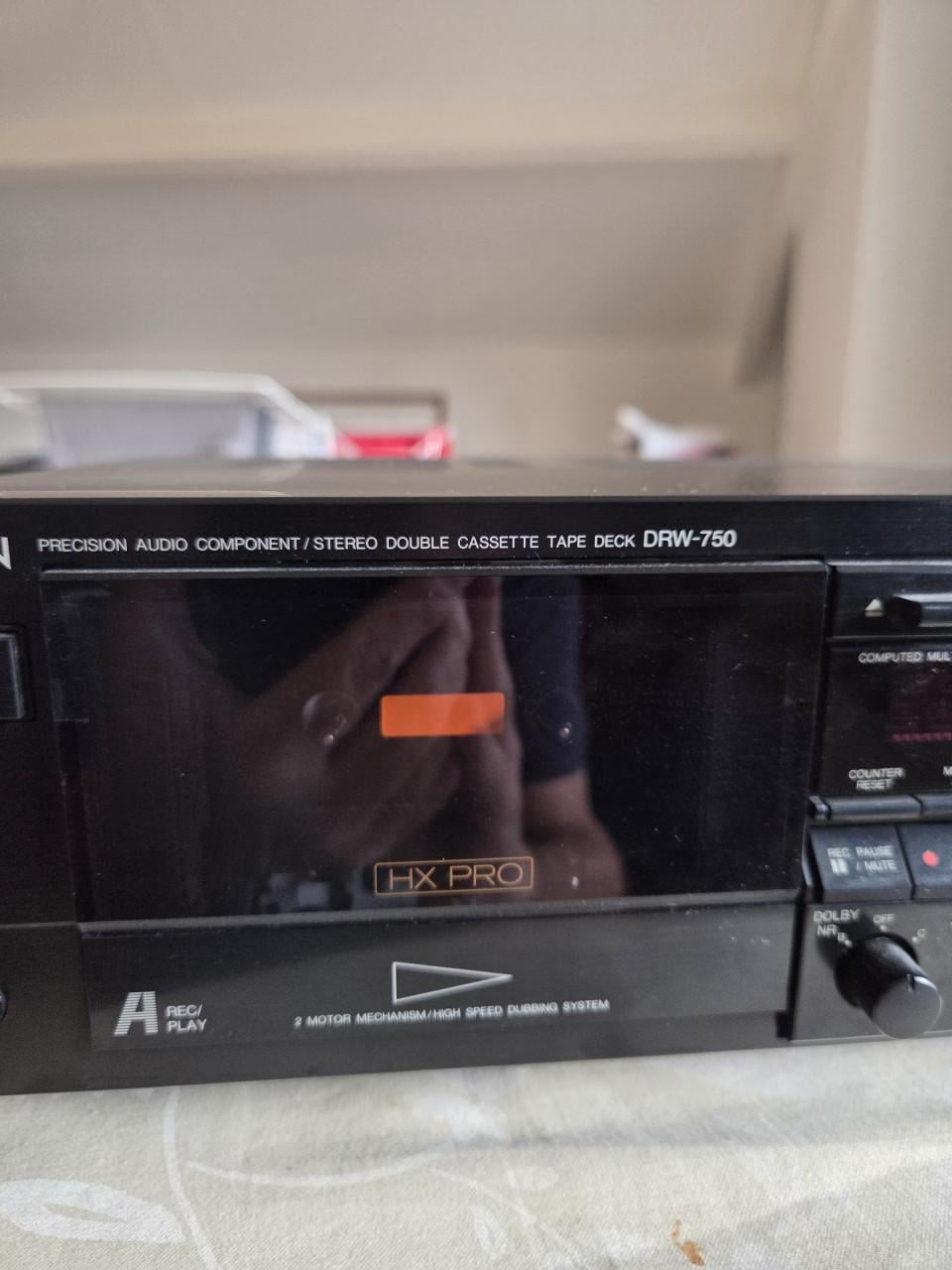 GERESERVEERD   Denon CD Speler+ Cassettedeck