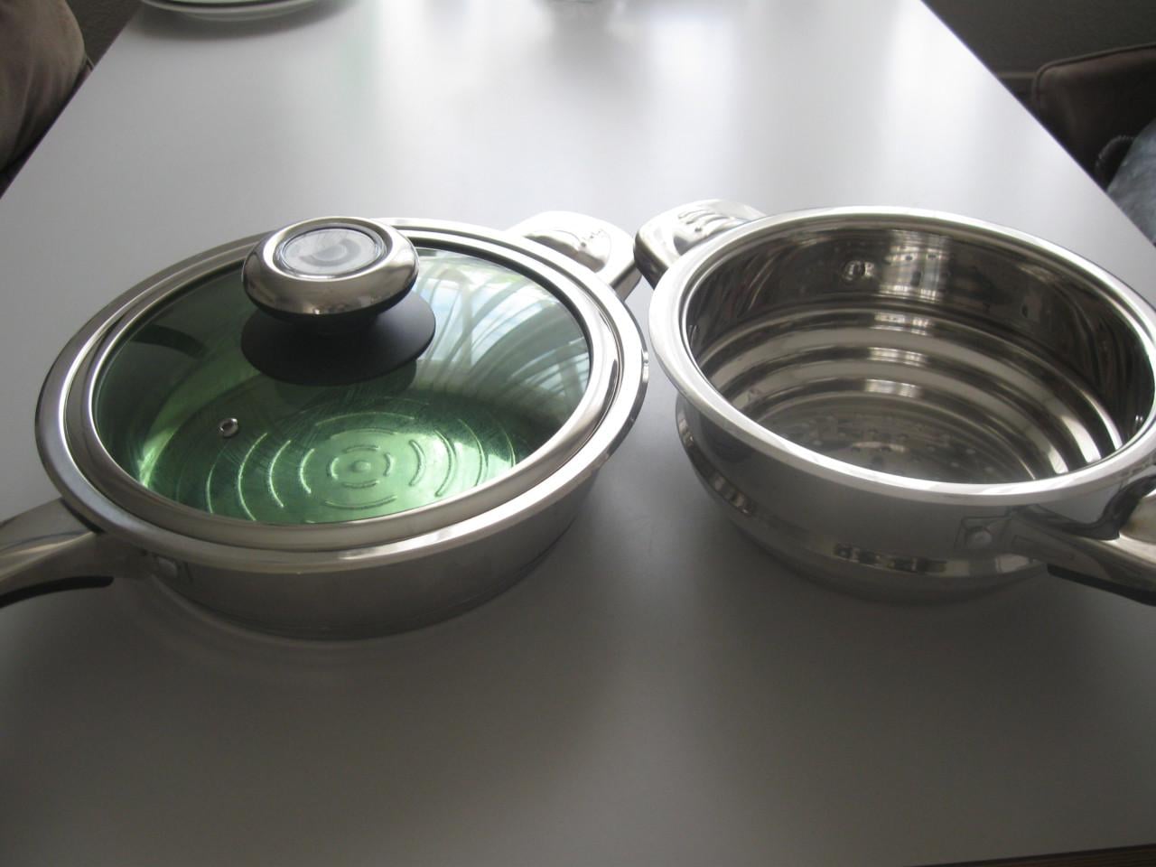 Koekenpan + rijststomer