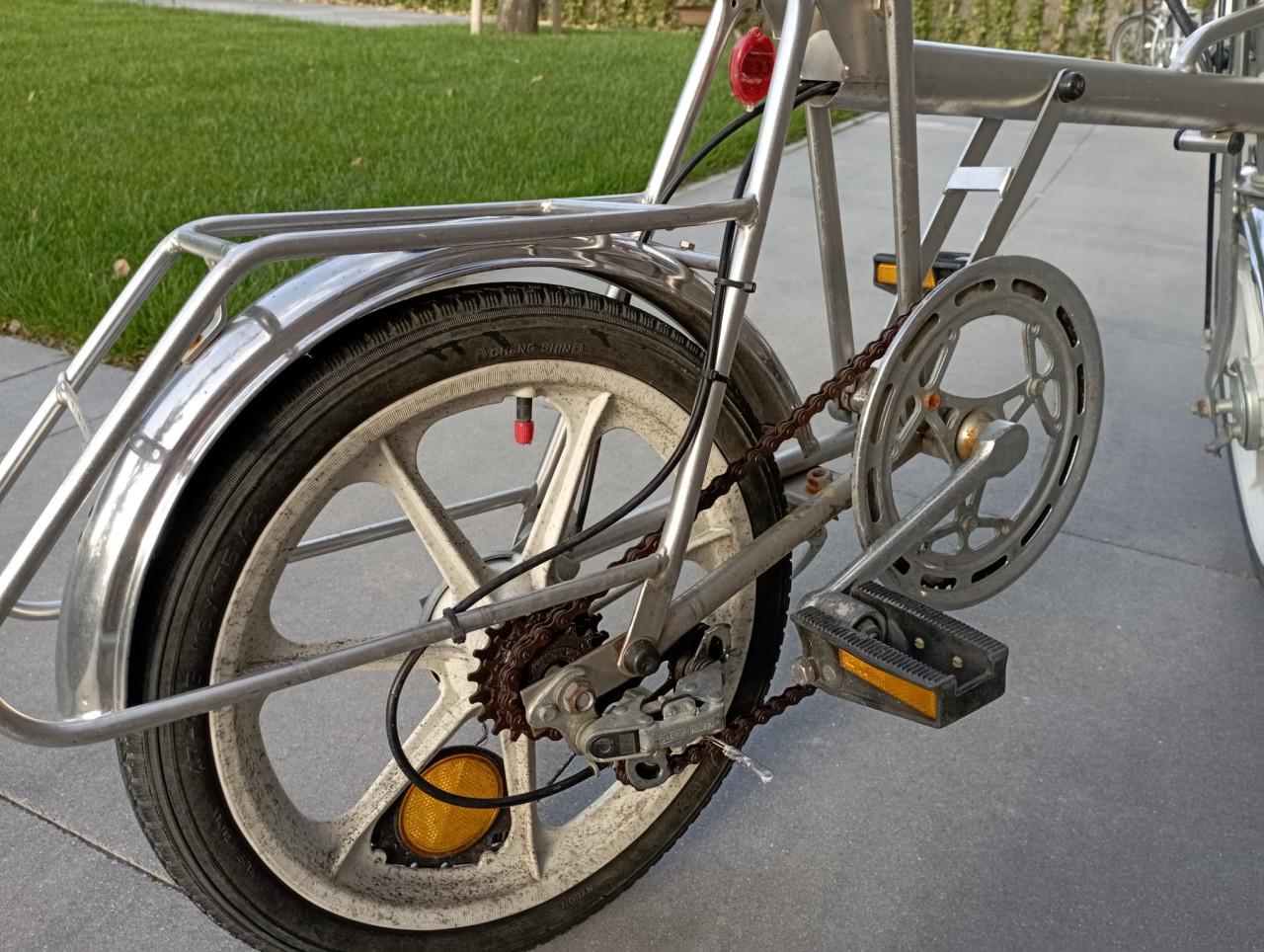 Aluminium vouwfiets met versnellingen nr 1