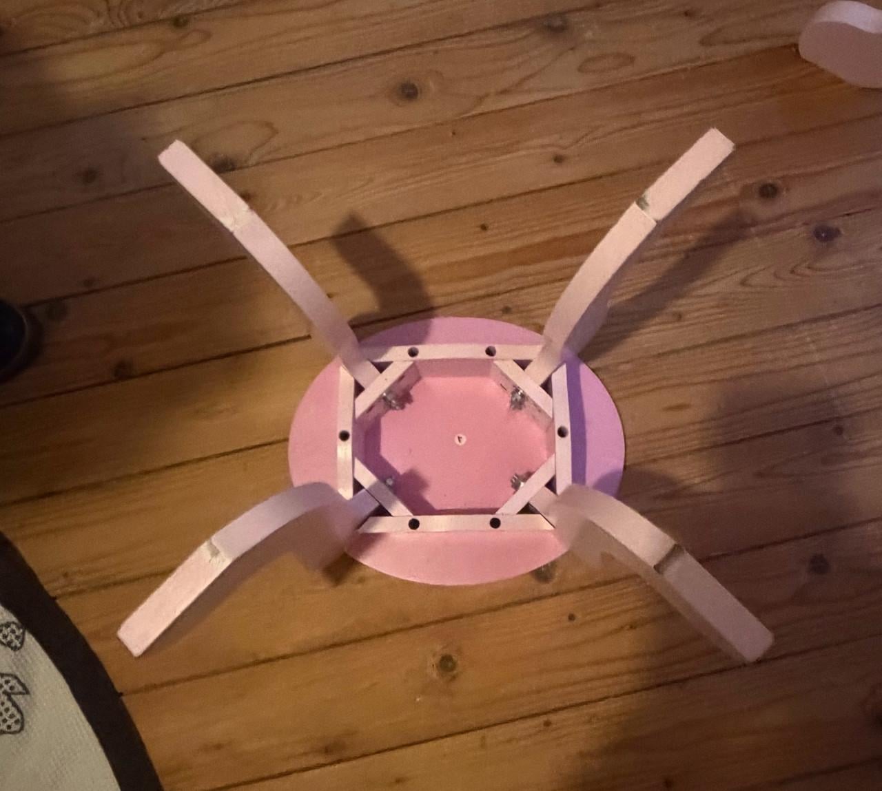 KidKraft roze kaptafel met krukje