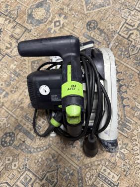 Festool invalzaag met Bosch fijntandig blad