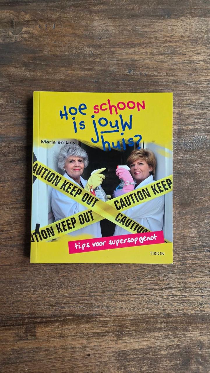 2 boeken Marja en Liny. Hoe schoon is jouw huis?