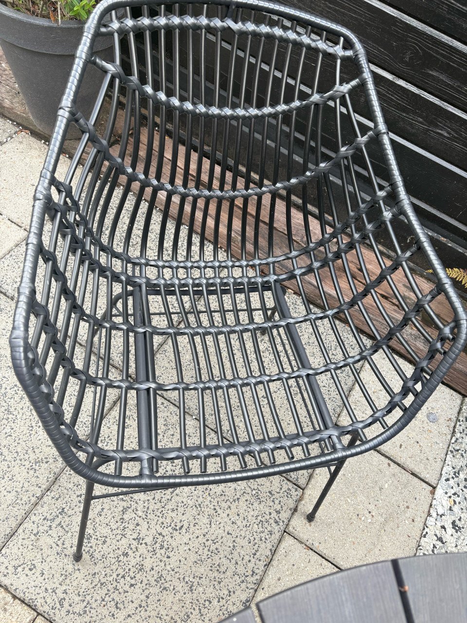 Tuinset met ronde tafel